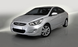 Новая Hyundai Solaris 2012.