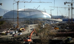 Перевозка строительной техники для нужд Олимпиады в Сочи.