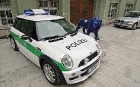 Милицейский Mini Cooper.