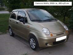 Daewoo Matiz, 2008 г. в городе КРАСНОДАР