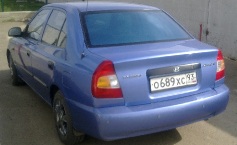 Hyundai Accent, 2004 г. в городе КРАСНОДАР