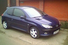 Peugeot 206, 2002 г. в городе КРАСНОДАР