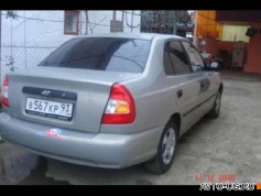 Hyundai Accent, 2008 г. в городе КРАСНОДАР