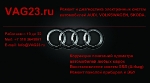 Ремонт электронных систем автомобилей AUDI, VW, Skoda, Porsche.