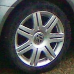 Оригинальные диски на VW R17
