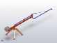 Бетонораспределительная стрела STORK - 12 метров, полугидравлическая