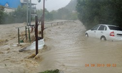 Проливной дождь в Сочи затопил весь город