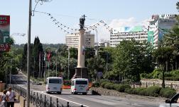 ДТП в центральном районе Сочи - на ул. Донская