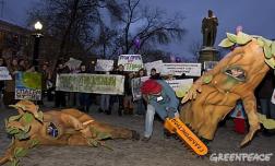 В Москве прошел пикет в защиту заказника Большой Утриш