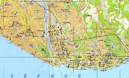 Он-лайн карта достопримечательностей Сочи