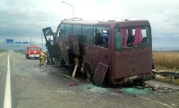 ДТП в Северной Осетии. Автобус врезался в грузовик, погибли 5 человек
