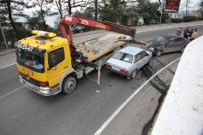 ДТП в Сочи на спуске около театральной площади