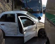 13 автомобилей и автобус столкнулись в Сочи на Мамайском перевале