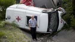 Серьезная авария на Мамайском перевале в Сочи