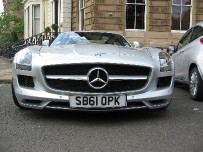 Король электрокаров — электромобиль «Mercedes-Benz SLS AMG».