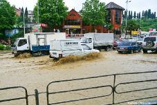 Последствия наводнения в Сочи