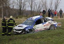 На ралли в Чехии гоночный авто врезался в толпу зрителей