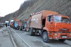 Восстановлено движение на участке дороги Джубга-Сочи в районе Туапсе