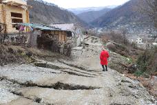 Оползень в Сочи — село Барановка