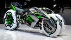 Компания Kawasaki представила трехколесный электробайк-трансформер Kawasaki J