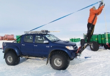 Toyota Hilux покоряет Южный полюс